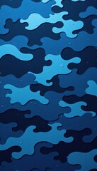 Camouflage print in military blue for fabrics, clothing designs,  fabric print,  fashion pattern