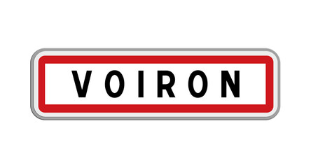 Panneau de Voiron, Isère, Auvergne-Rhône-Alpes