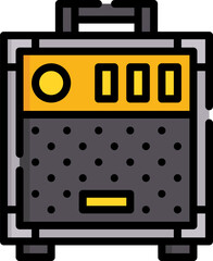 amplifier Illustration on a white background.