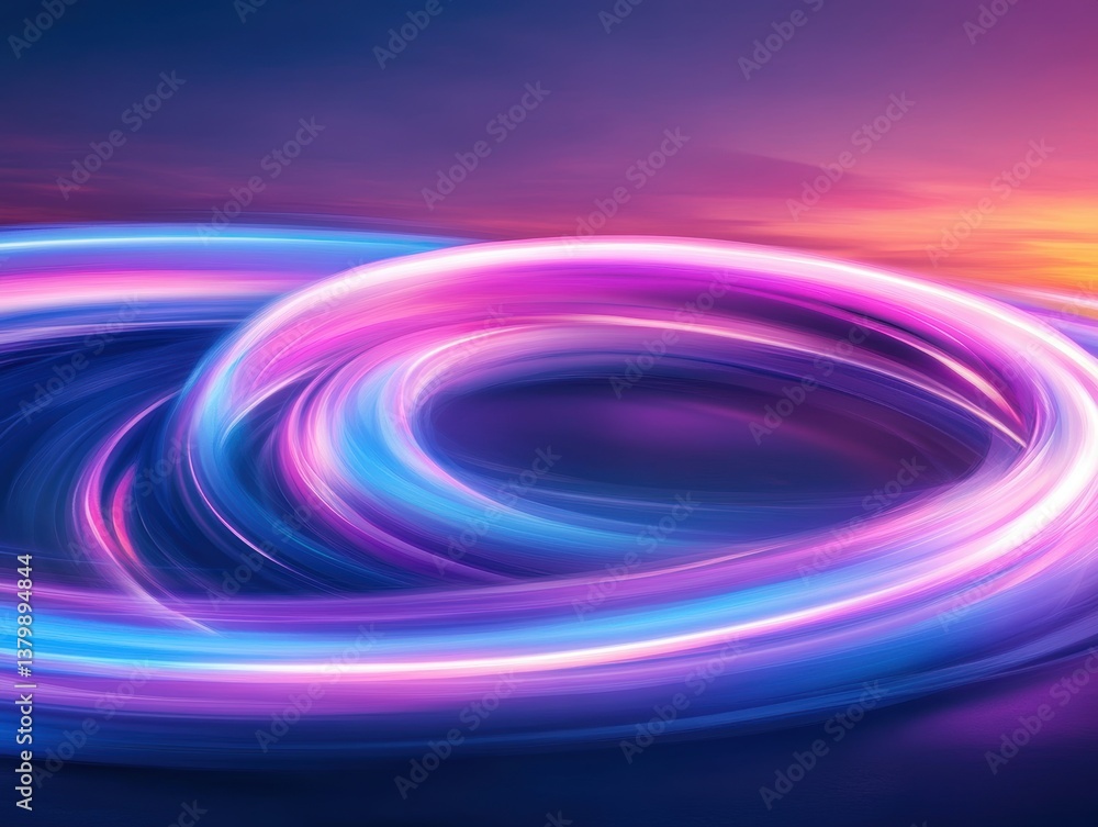 Aufkleber vibrant abstract gradient background showcasing dynamic colors and fluid motion