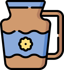 atole Illustration on a white background.