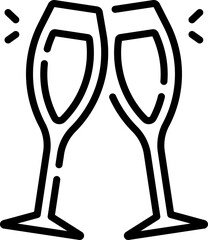 cheers Illustration on a white background
