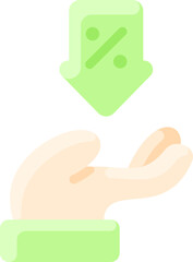 discount Illustration on a white background