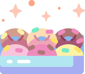 doughnut (3) Illustration on a white background