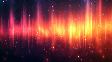 Abstract Orange and Red Light Streaks with Glowing Particle Effect Background Graphic Backdrop with a Modern Style and a Bright and Shiny Appearance