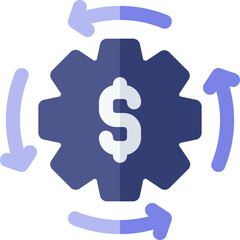 finance Illustration on a white background