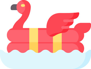 float Illustration on a white background