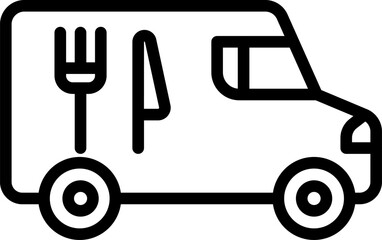 food delivery Illustration on a white background