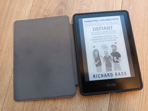 Richard Bass Oppositional Defiant Disorder e-book on a Kindle Paperwhite E-reader