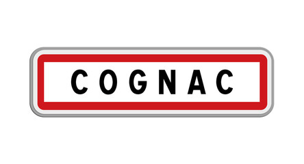 Panneau de Cognac, Charente, Nouvelle-Aquitaine