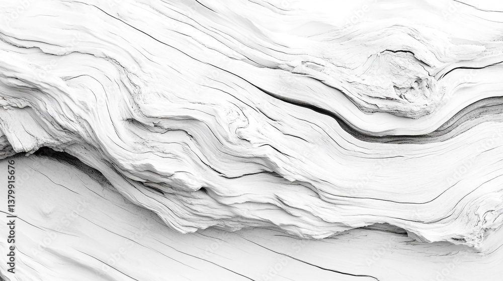 Poster a close up of a weathered piece of wood showing the intricate patterns of the grain and texture deta