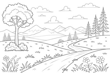 Fototapeta premium Scenic River Path