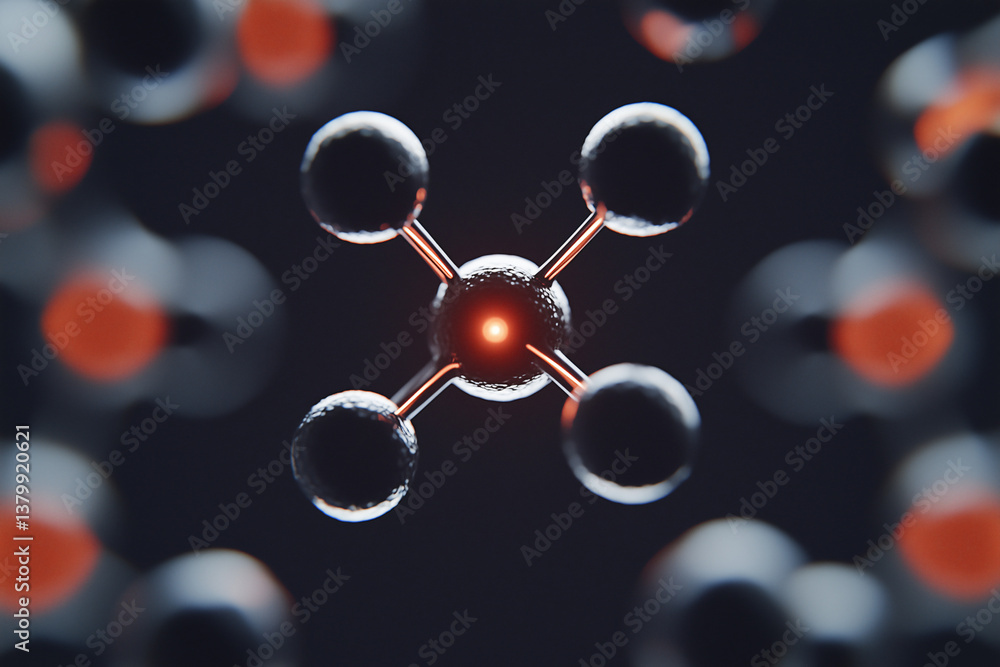Aufkleber atom molecular structure: a visually compelling depiction of atomic structure, highlighting the intr