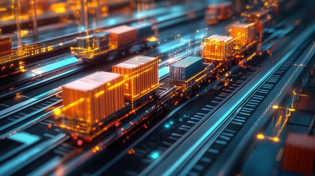 Futuristic Cargo Transportation: Digital Logistics and Global Trade Network