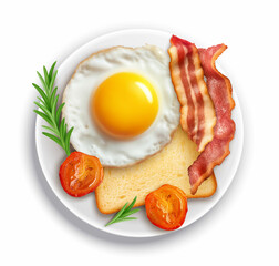 Continental Breakfast Background