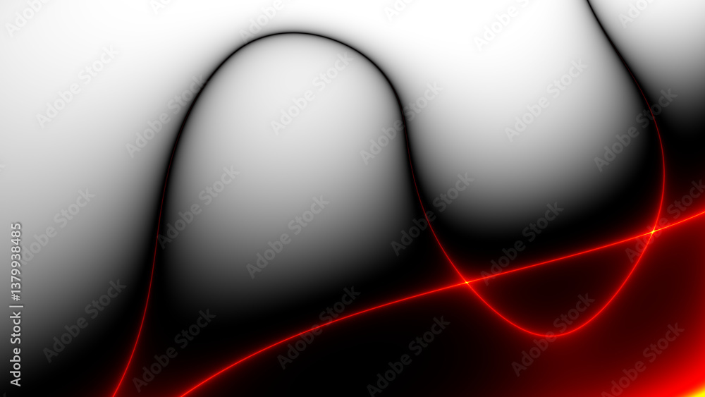 Fototapete Floating embers sparks futuristic lines background PNG transparent. Opacity or screen mode usage for overlay