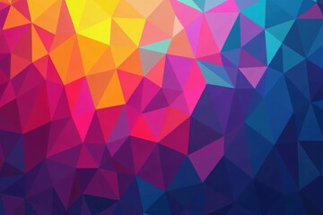Fototapeta premium Geometric mosaic, vibrant color gradients, endless repeat , textile, minimalist, mosaic