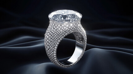 Diamond ring close-up