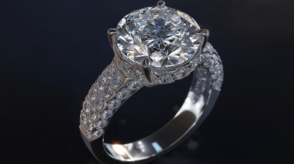 Diamond ring close-up