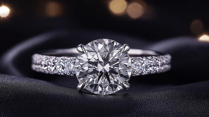 Diamond ring close-up