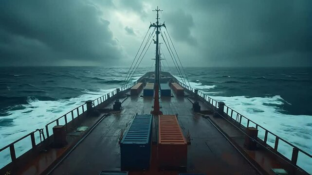 Maritime container transportation