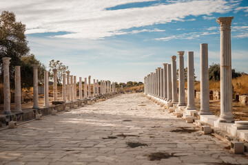Fototapeta premium Side Ancient City in Antalya Province of Turkey Welcome to Turkey! Tourism and recreation in Turkey.