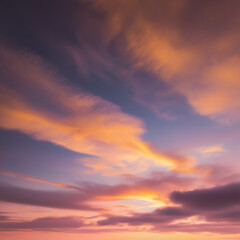 Fototapeta premium red sky with clouds