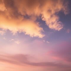 Fototapeta premium sunset sky with clouds