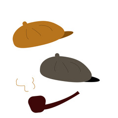 いろいろ帽子　ハンチング帽