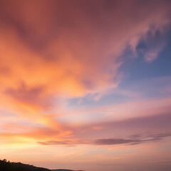 Obraz premium sunset in the clouds