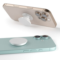 Popsockets on a smartphone, product showcase