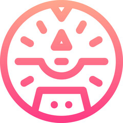 gyroscope Illustration on a white background.