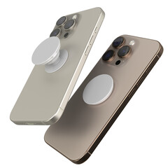 Popsockets on a smartphone, product showcase
