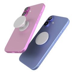 Popsockets on a smartphone, product showcase