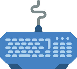 keyboard Illustration on a white background.