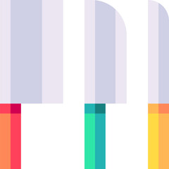 knives Illustration on a white background.