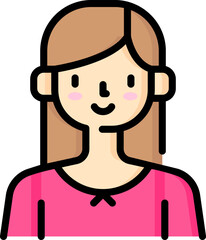 mom Illustration on a white background.