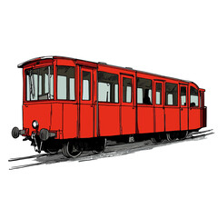 Obraz premium old steam train