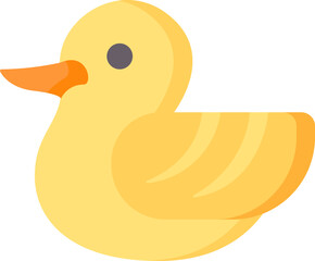 rubber duck Illustration on a white background