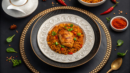 Signature Fried Chicken & Rice &ndash; A luxurious take on a classic dish