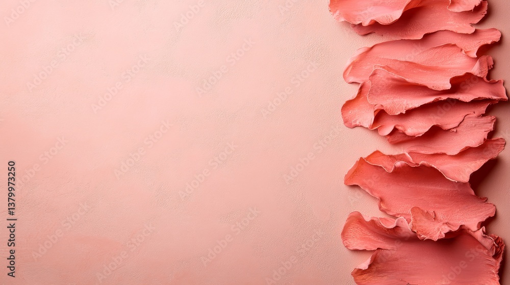 Poster This artwork features a bohemian-style coral design in soft earthy tones, layered beautifully on a textured background, with ample space for text