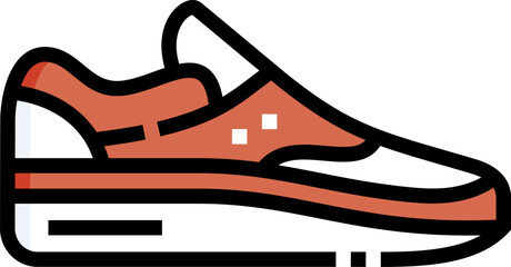 Naklejka premium shoes Illustration on a white background