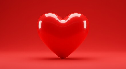 Crimson Heart Render Red Heart Gleam A Love In Red Heartfelt Red Saturated Love Deep Red Heart Crimson Bloom Love In Scarlet Red Heart Study Radiant Heart Heart of Crimson AI Generated
