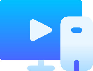 responsive Illustration on a white background