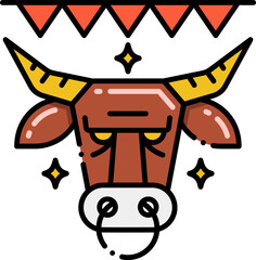 san fermin Illustration on a white background