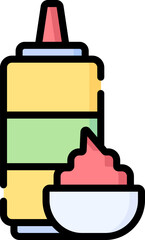 sauce Illustration on a white background