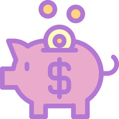 savings Illustration on a white background