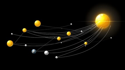 Nuclear fission chain reaction explained science classroom infographic dark background high-resolution educational insights
