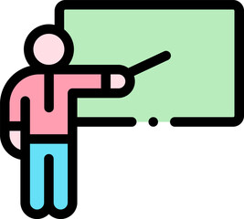 school Illustration on a white background