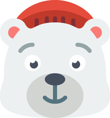 bear Illustration on a white background